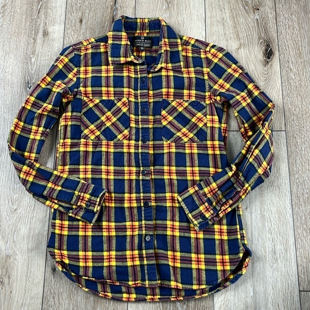 United By Blue Responsible Flannel Plaid Button Down